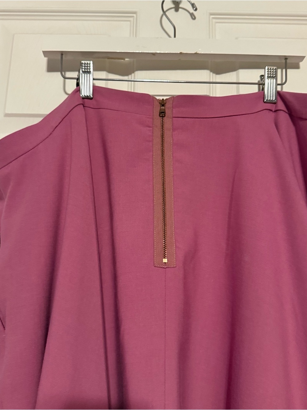 Women’s Flared Midi Skirt - Orchid Pink - Picture 8 of 15